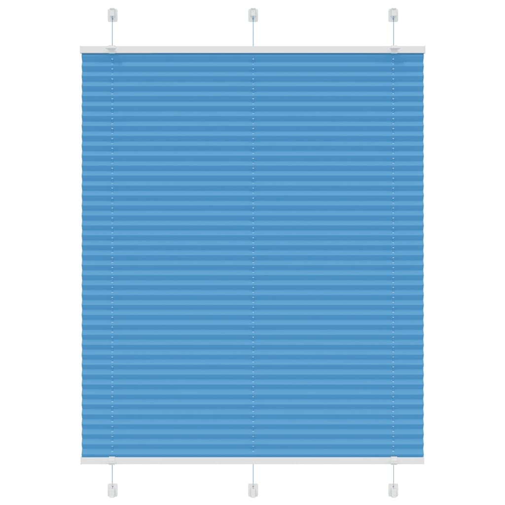 Jaluză plisată albastru 110x100 cm Lățime țesătură 109,4 cm