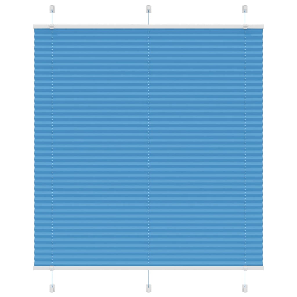 Jaluză plisată Albastru 120x150 cm Lățime țesătură 119,4 cm