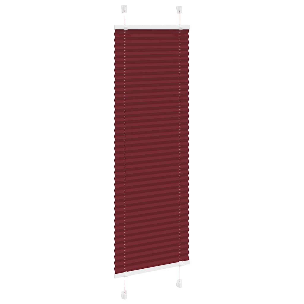 Jaluză plisată Bordeaux Roșu 40x150 cm Lățime țesătură