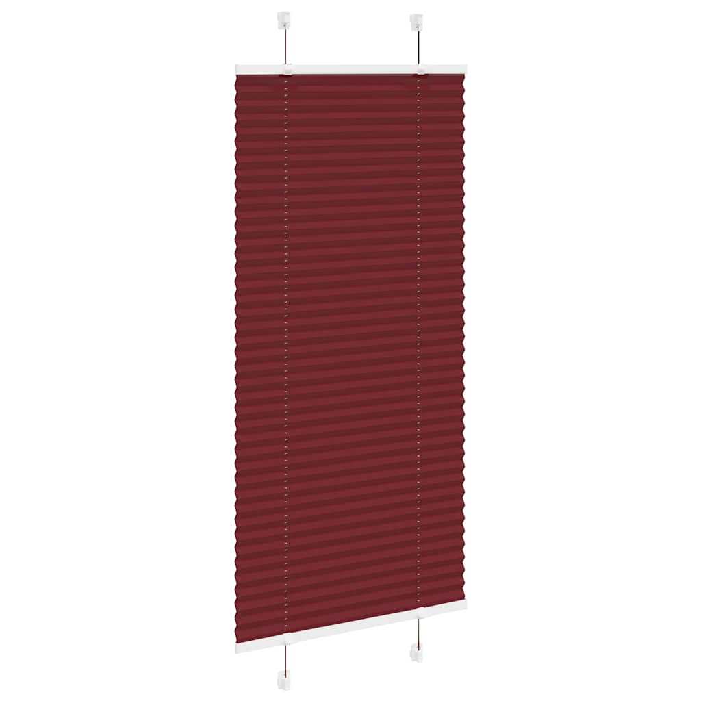 Jaluză plisată Bordeaux Roșu 60x150 cm Lățime țesătură