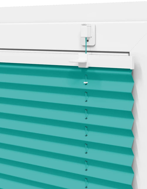 Загрузите изображение в средство просмотра галереи, Jaluză plisată verde petrol 65x100 cm Lățime țesătură 64,4 cm

