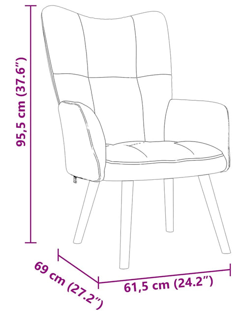 Загрузите изображение в средство просмотра галереи, Scaun de relaxare, maro, material textil
