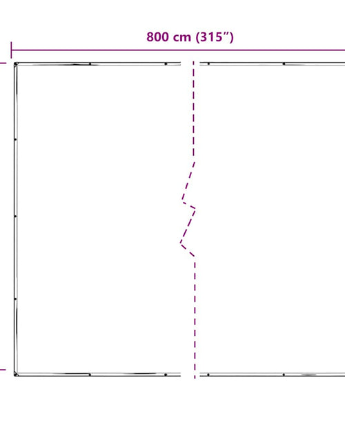 Загрузите изображение в средство просмотра галереи, Prelata transparenta cu ochiuri 4x8 m polietilena

