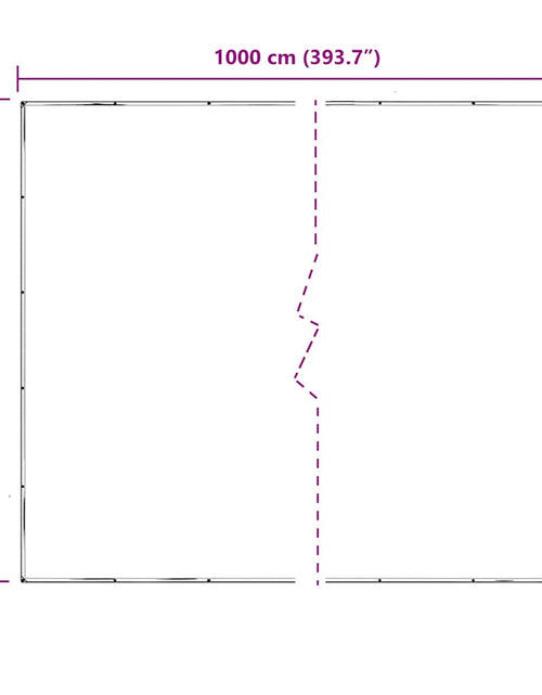 Загрузите изображение в средство просмотра галереи, Prelata transparenta cu ochiuri 5x10 m polietilena
