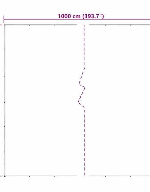Загрузите изображение в средство просмотра галереи, Prelata transparenta cu ochiuri 6x10 m polietilena
