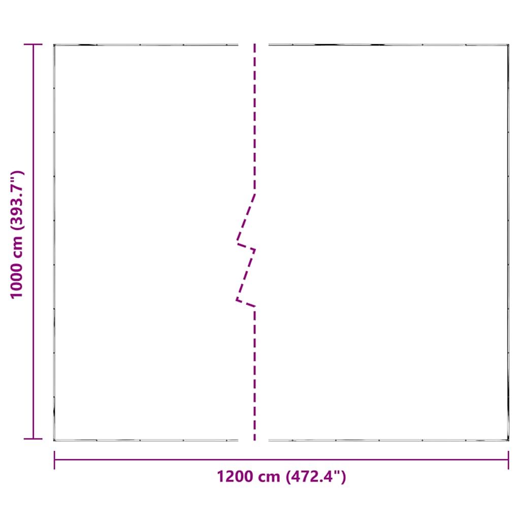 Prelata transparenta cu ochiuri 10x12 m polietilena