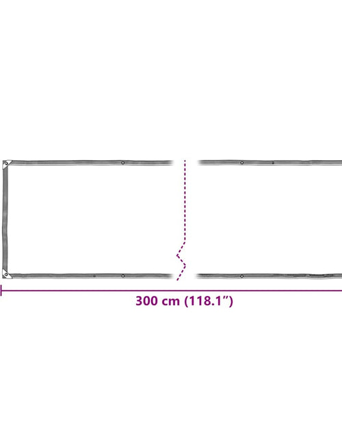 Încărcați imaginea în vizualizatorul Galerie, Prelata transparenta cu ochiuri 1x3 m polietilena
