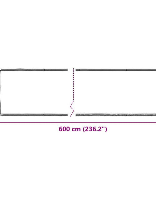 Загрузите изображение в средство просмотра галереи, Prelata transparenta cu ochiuri 1x6 m polietilena
