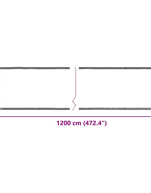 Загрузите изображение в средство просмотра галереи, Prelata transparenta cu ochiuri 1x12 m polietilena
