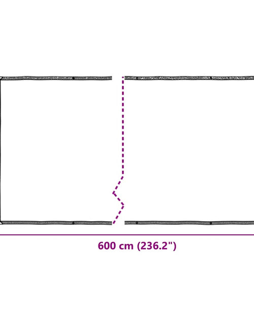 Загрузите изображение в средство просмотра галереи, Prelata transparenta cu ochiuri 2x6 m polietilena

