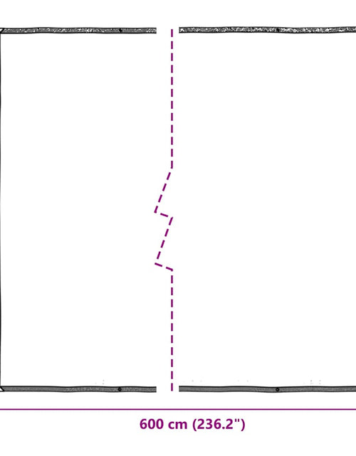 Загрузите изображение в средство просмотра галереи, Prelata transparenta cu ochiuri 3x6 m polietilena

