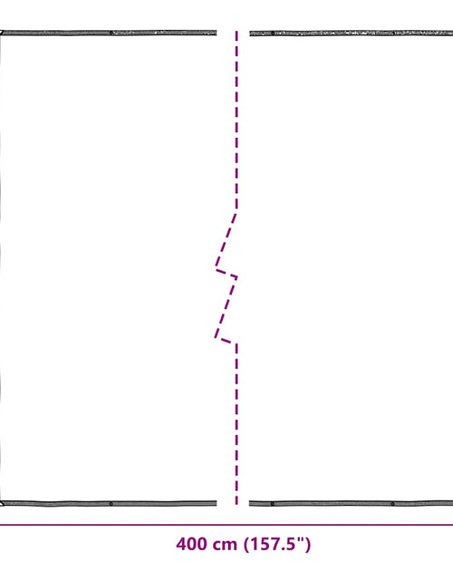 Загрузите изображение в средство просмотра галереи, Prelata transparenta cu ochiuri 4x4 m polietilena
