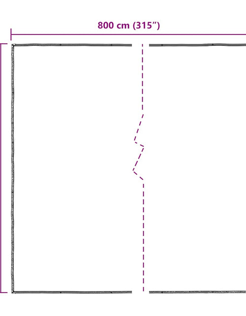 Загрузите изображение в средство просмотра галереи, Prelata transparenta cu ochiuri 5x8 m polietilena
