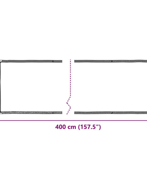 Загрузите изображение в средство просмотра галереи, Prelata transparenta cu ochiuri 1x4 m PVC
