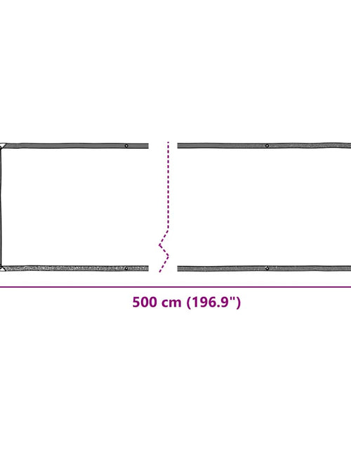 Загрузите изображение в средство просмотра галереи, Prelata transparenta cu ochiuri 1x5 m PVC
