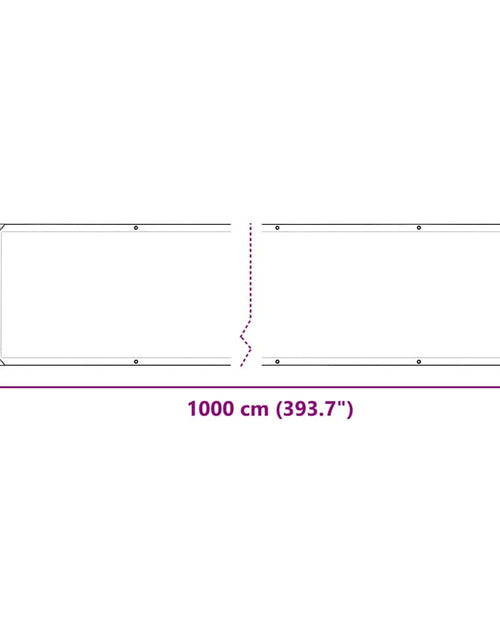 Загрузите изображение в средство просмотра галереи, Prelata transparenta cu ochiuri 1x10 m PVC
