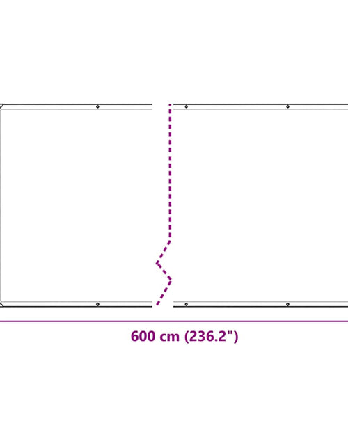 Загрузите изображение в средство просмотра галереи, Prelata transparenta cu ochiuri 2x6 m PVC
