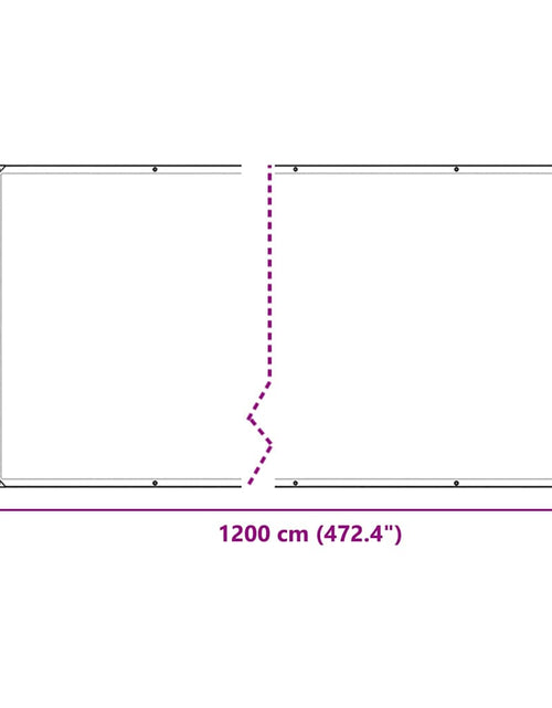 Загрузите изображение в средство просмотра галереи, Prelata transparenta cu ochiuri 2x12 m PVC
