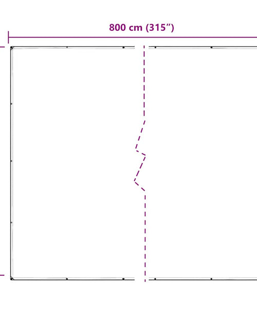 Загрузите изображение в средство просмотра галереи, Prelata transparenta cu ochiuri 4x8 m PVC
