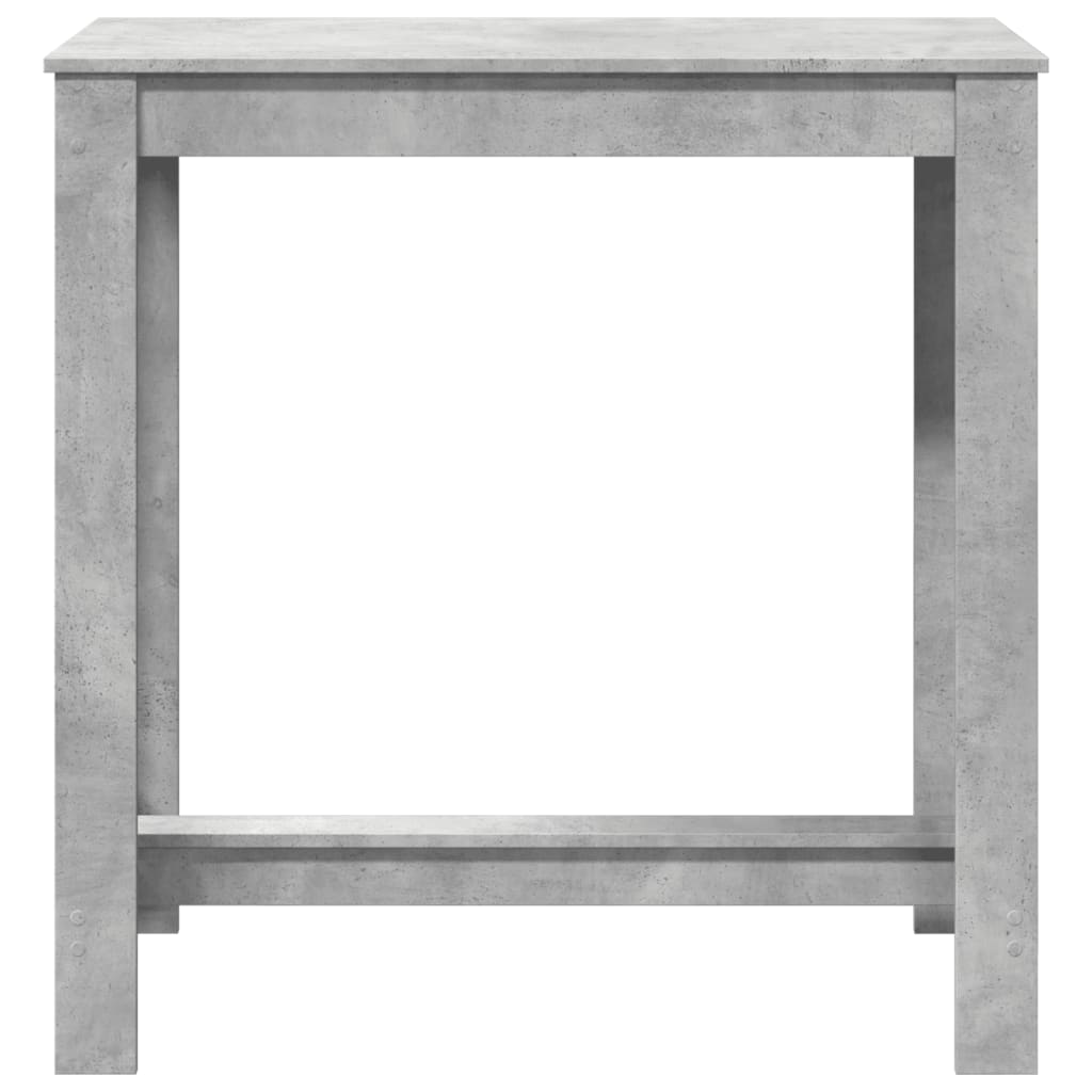 Masă de bar, gri beton, 102x50x103,5 cm, lemn prelucrat