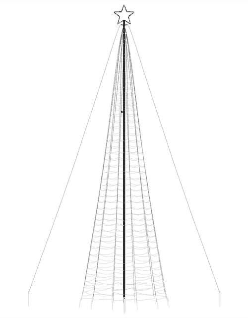 Încărcați imaginea în vizualizatorul Galerie, Lumină pentru brad de Crăciun cu vârfuri 1534 LED-uri alb rece
