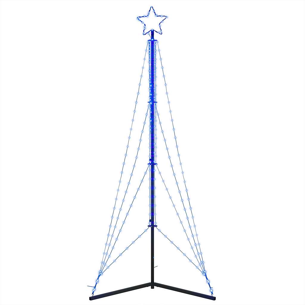 Instalație brad de Crăciun 483 LED-uri, albastru, 240 cm