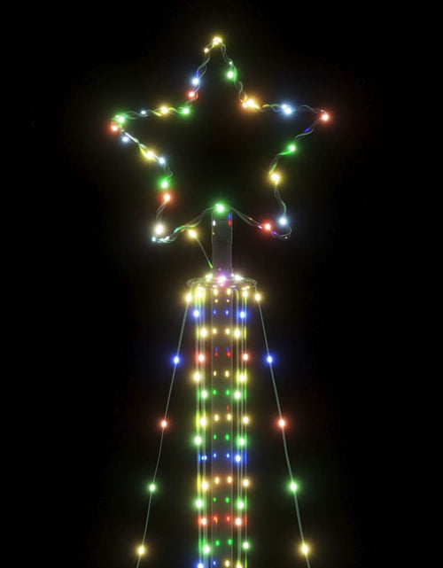 Încărcați imaginea în vizualizatorul Galerie, Instalație brad de Crăciun 483 LED-uri, colorat, 240 cm
