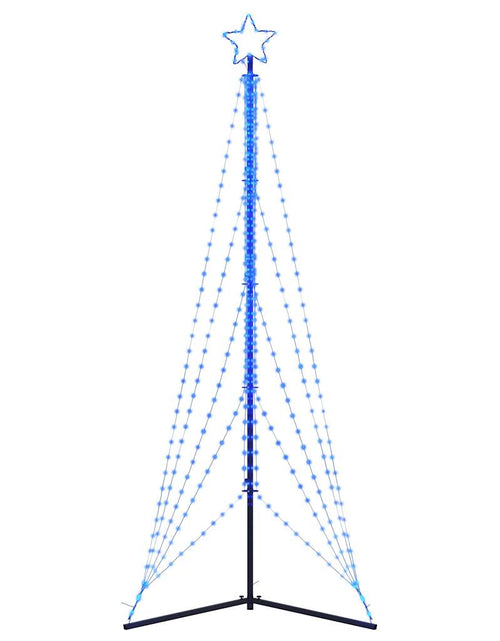 Загрузите изображение в средство просмотра галереи, Instalație brad de Crăciun 525 LED-uri, albastru, 302 cm
