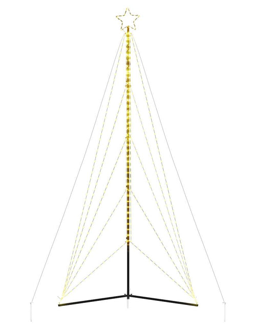 Încărcați imaginea în vizualizatorul Galerie, Instalație brad de Crăciun 615 LED-uri, alb cald, 404,5 cm
