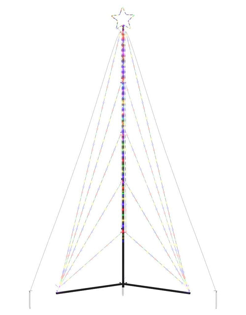 Загрузите изображение в средство просмотра галереи, Instalație brad de Crăciun 615 LED-uri, colorat, 404,5 cm
