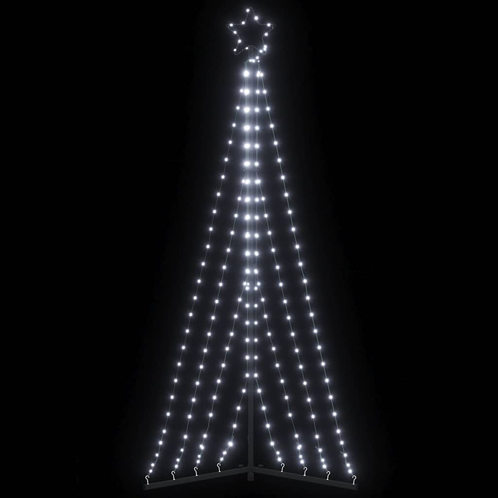 Lumină pentru brad de Crăciun 339 LED-uri alb rece 187 cm