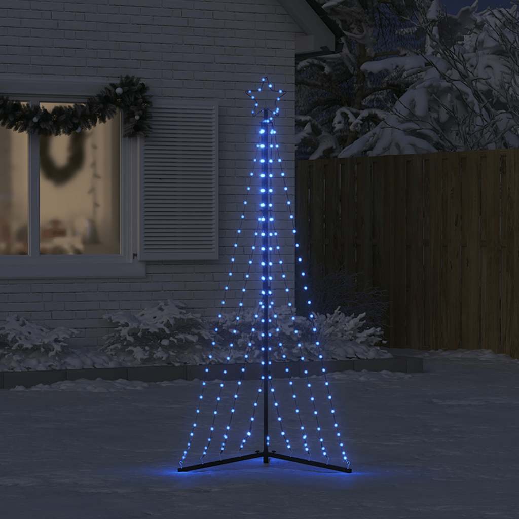 Instalație brad de Crăciun 339 LED-uri, albastru, 187 cm