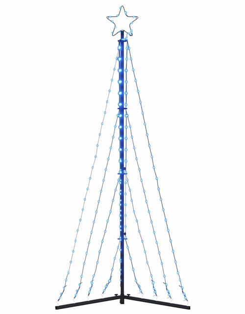 Загрузите изображение в средство просмотра галереи, Instalație brad de Crăciun 339 LED-uri, albastru, 187 cm
