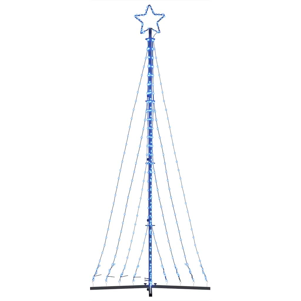 Instalație brad de Crăciun 447 LED-uri, albastru, 249 cm