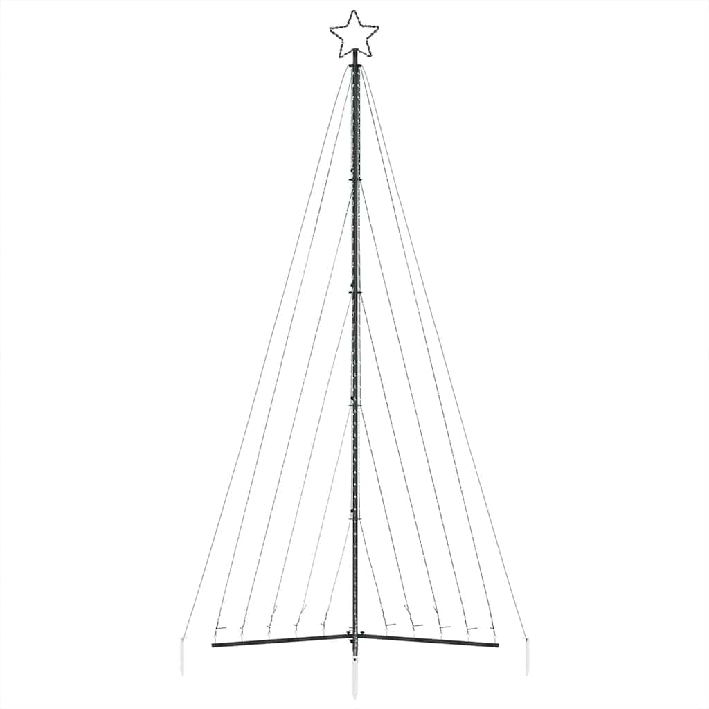 Instalație brad de Crăciun 570 LED-uri, alb cald, 399 cm