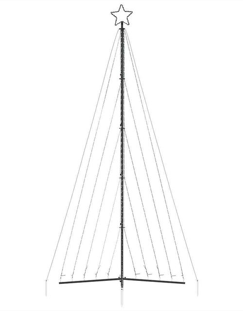 Загрузите изображение в средство просмотра галереи, Instalație brad de Crăciun 570 LED-uri, albastru, 399 cm
