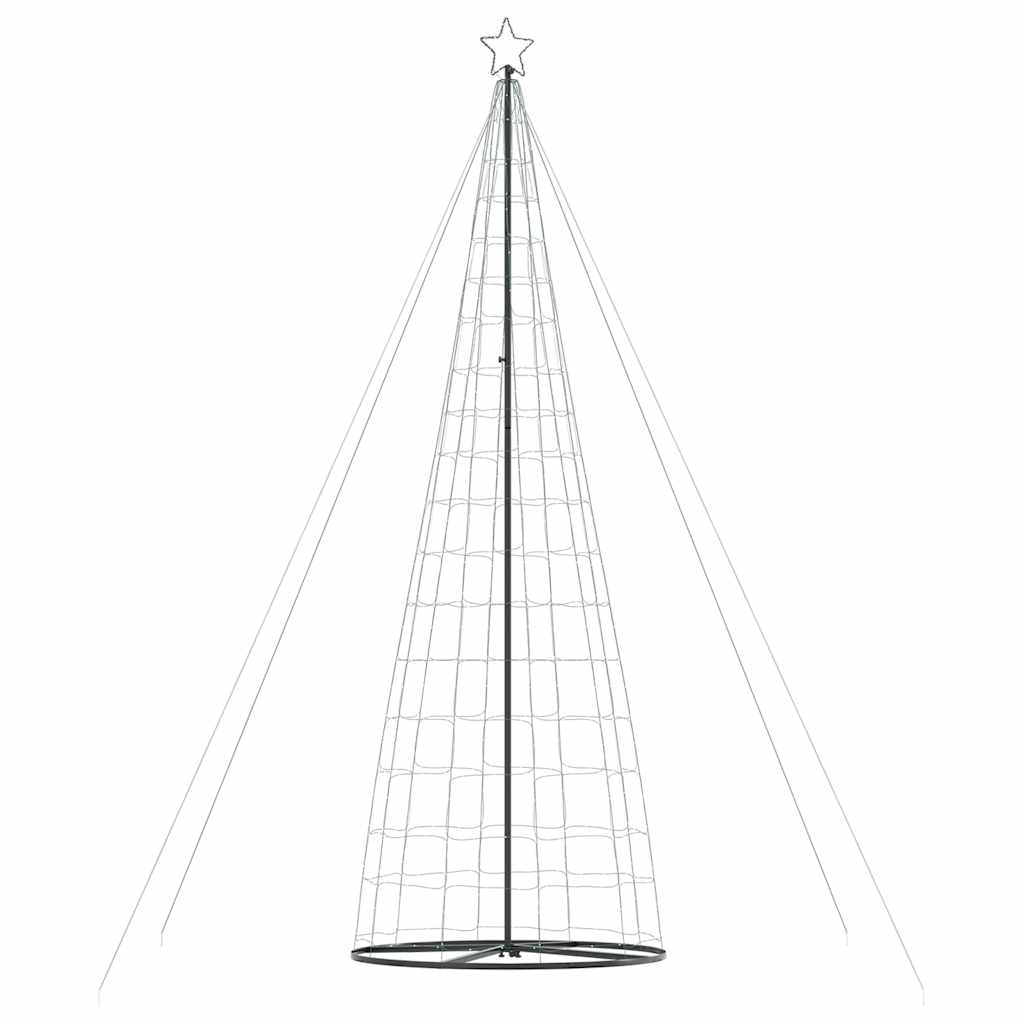 Con de lumină brad de Crăciun, 1534 LED-uri, albastru, 503 cm