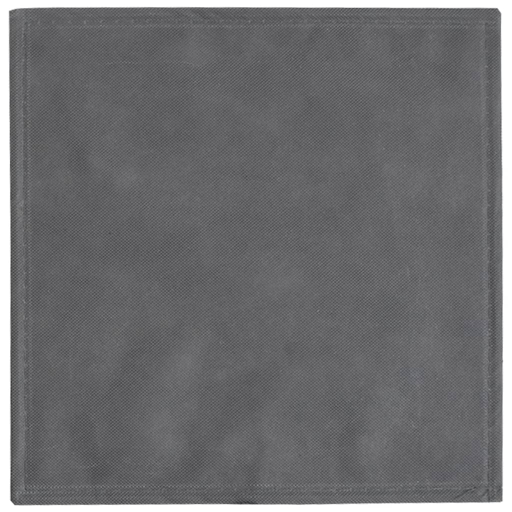 Cutii depozitare pliabile 4 buc. gri 32x32x32 cm textil nețesut