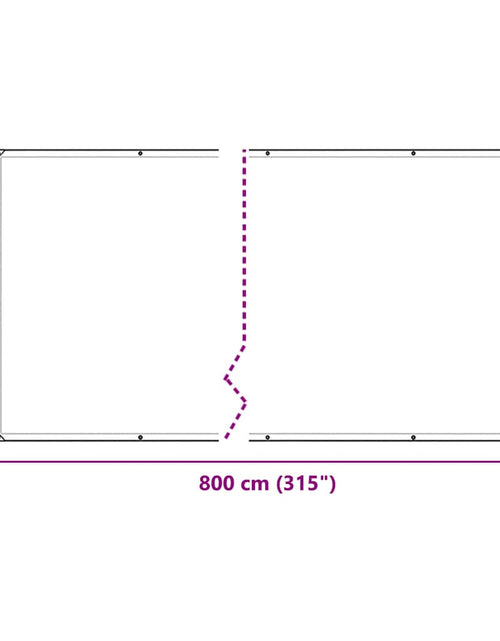 Încărcați imaginea în vizualizatorul Galerie, Capac pentru plante cu ochiuri 2x8 m polietilenă
