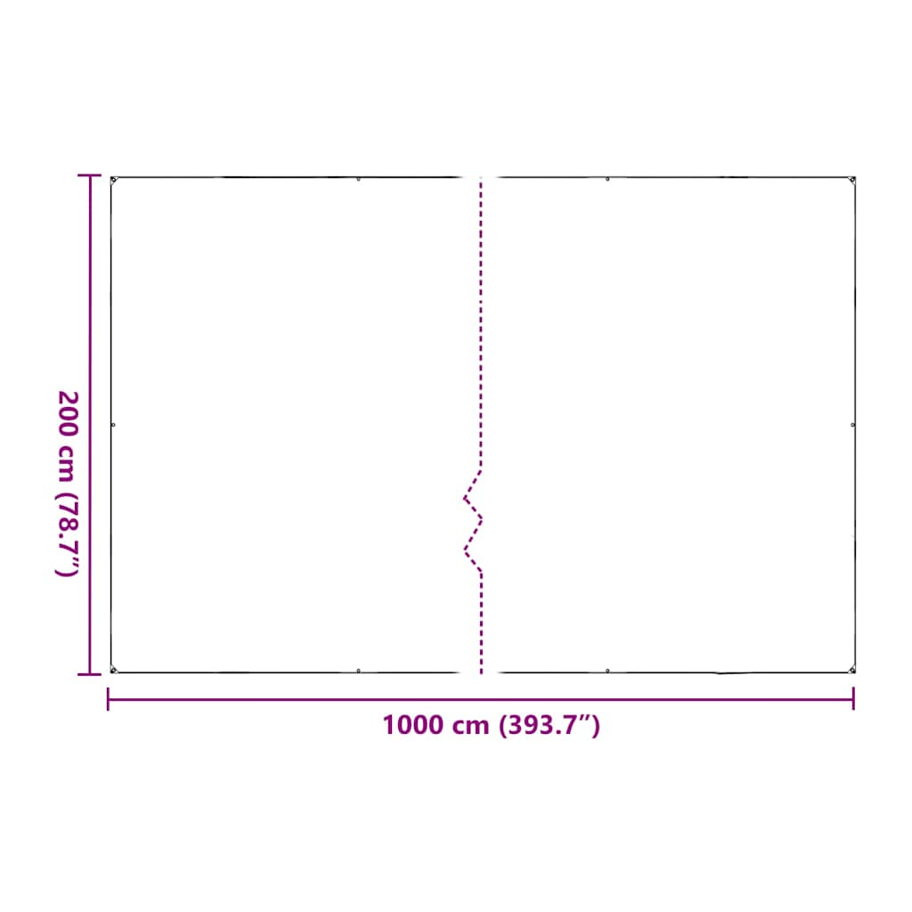 Capac pentru plante cu ochiuri 2x10 m polietilenă