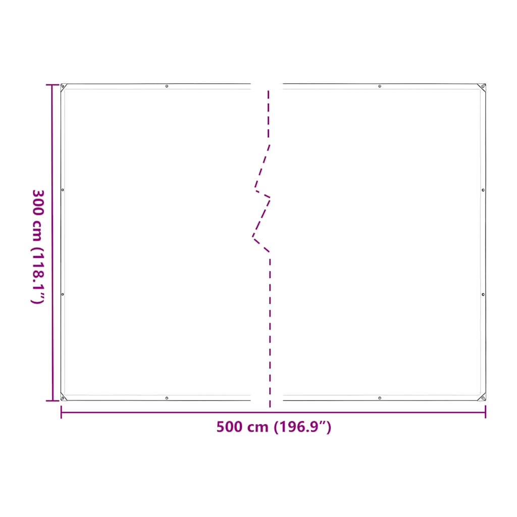 Capac pentru plante cu ochiuri 3x5 m polietilenă