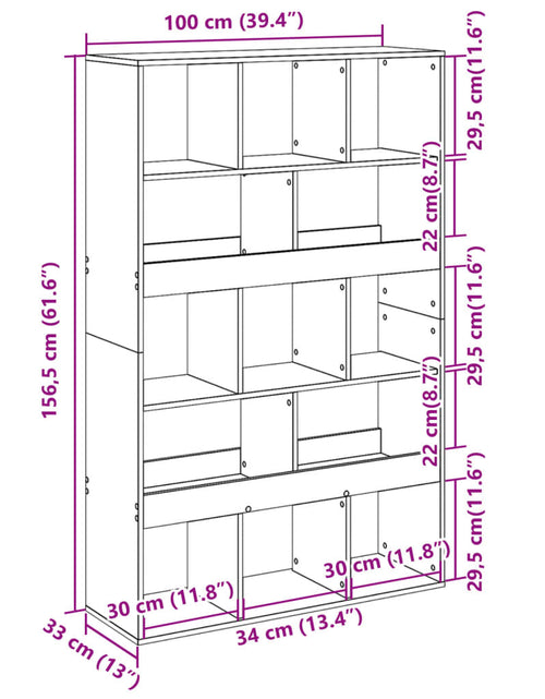 Încărcați imaginea în vizualizatorul Galerie, Bibliotecă, alb, 100x33x156,5 cm, lemn prelucrat
