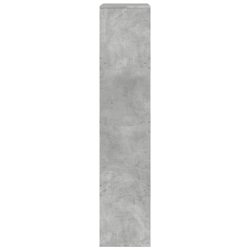 Separator de cameră, gri beton, 100x33x155,5 cm, lemn prelucrat