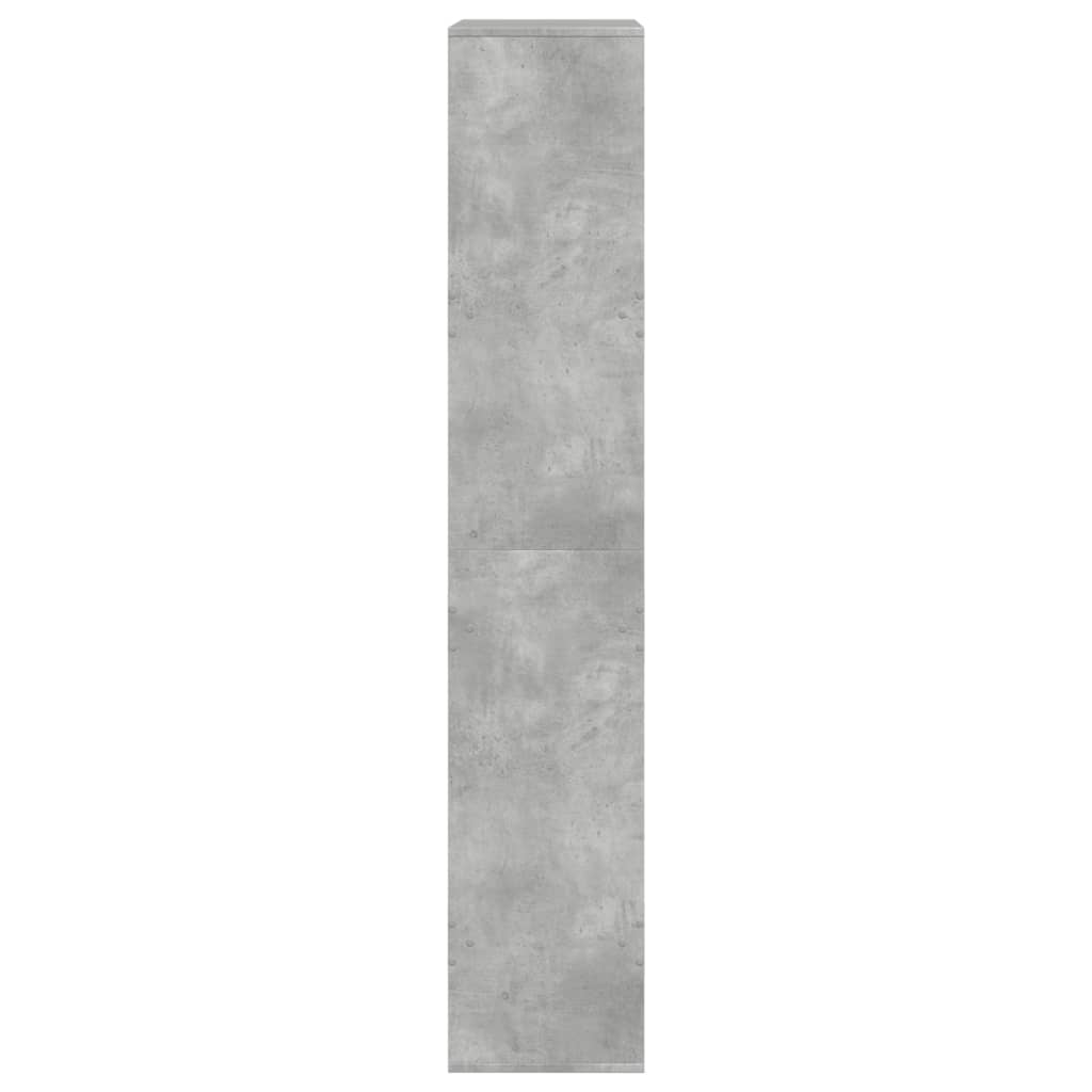 Separator de cameră, gri beton, 100x33x175 cm, lemn prelucrat