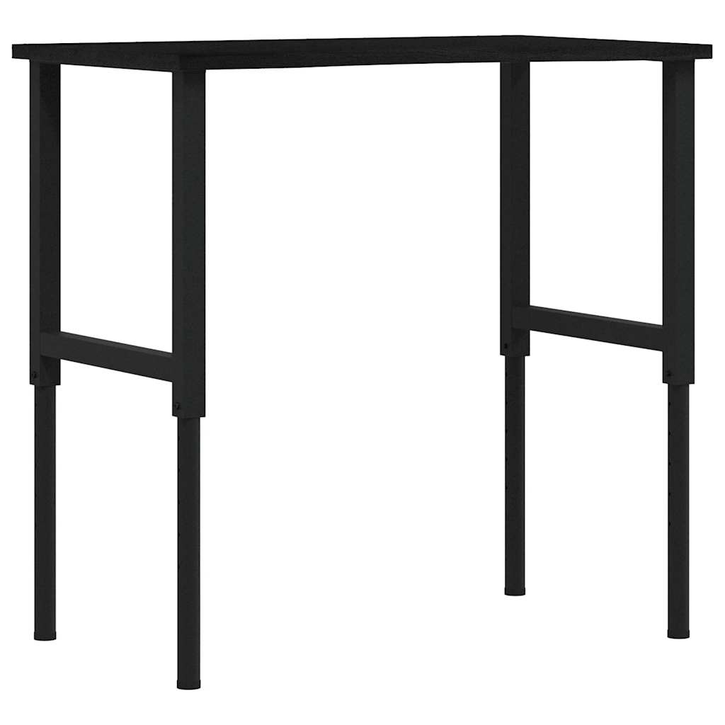 Banc lucru maro 100x60x(71,5-98) cm lemn masiv stejar