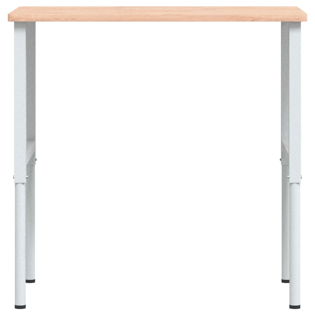 Banc lucru 100x60x(71,5-98) cm lemn masiv fag, dreptunghiular