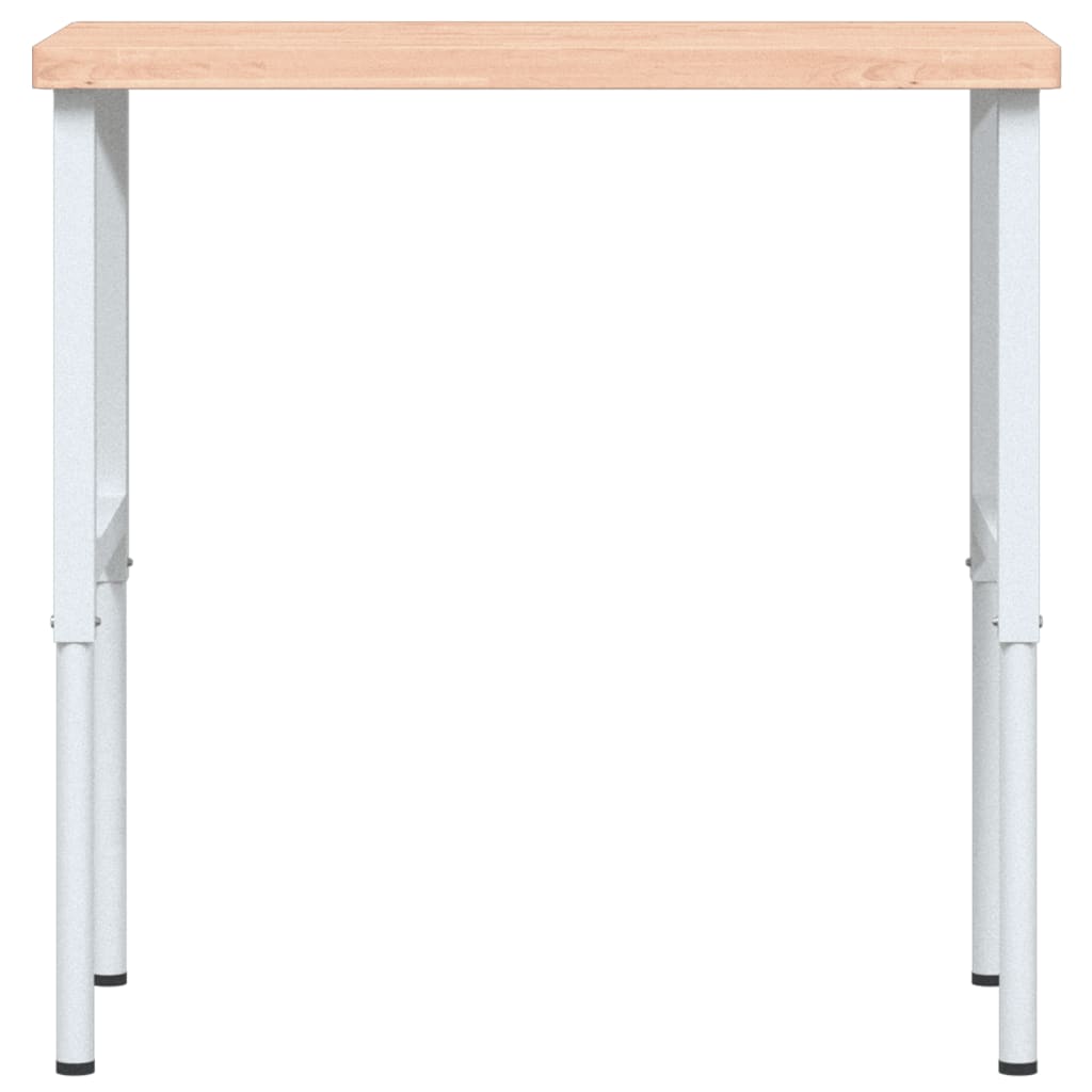 Banc de lucru 100x60x(73-99,5) cm lemn masiv fag dreptunghiular