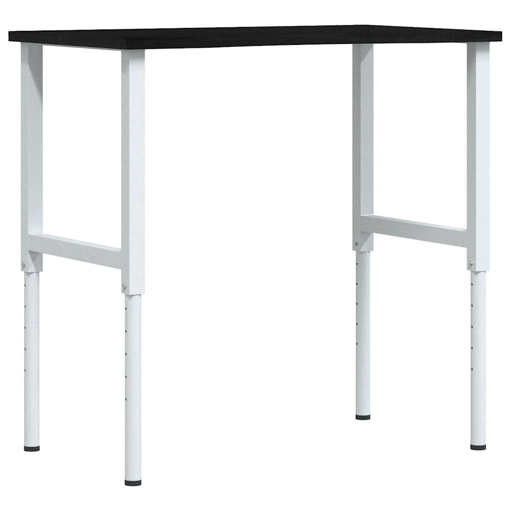 Banc lucru maro 100x60x(71,5-98) cm lemn masiv stejar