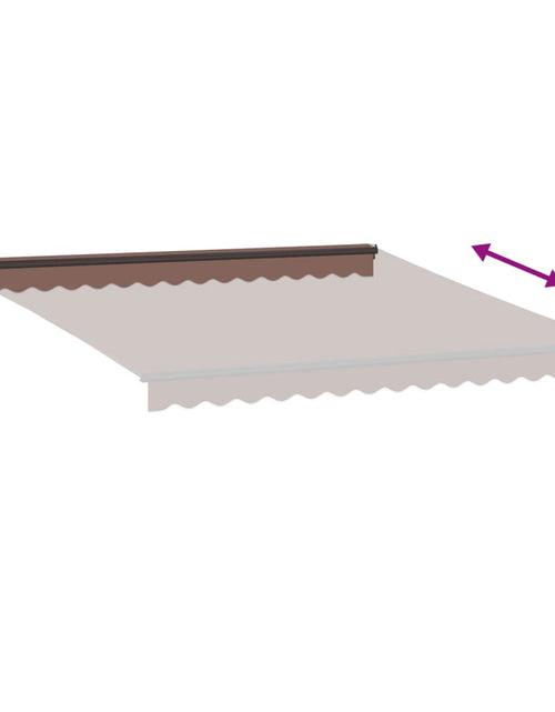 Загрузите изображение в средство просмотра галереи, Copertină retractabilă automat, maro, 400x300 cm
