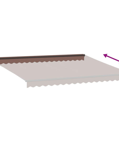 Загрузите изображение в средство просмотра галереи, Copertina retractabilă automat, maro, 450x300 cm

